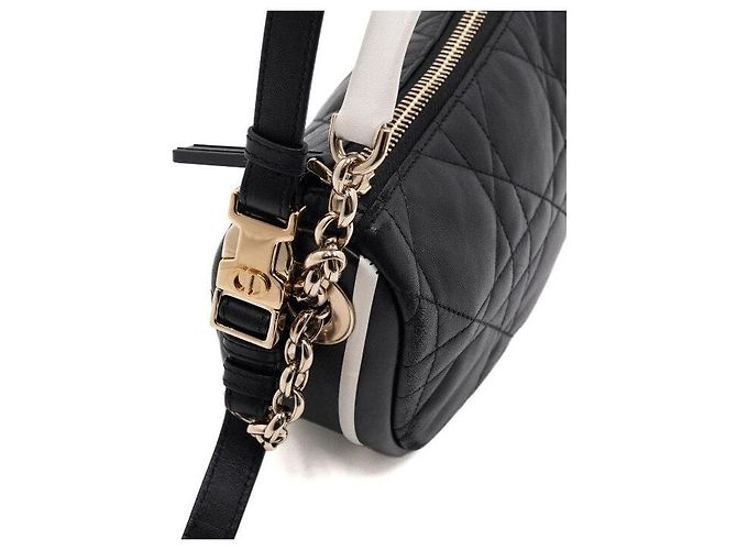 Dior Borsa Hobo e Borsa a tracolla VIBE in agnello nero - vista 10
