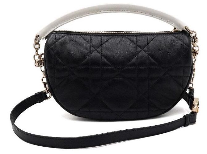 Dior Borsa Hobo e Borsa a tracolla VIBE in agnello nero - vista 4