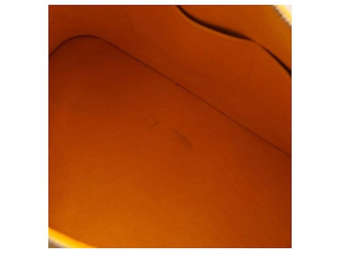 Louis Vuitton Leder Alma GM Tote Bag Gelb - Ansicht 6