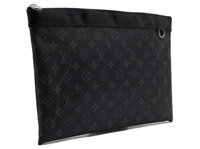 Louis Vuitton Pochette da uomo Monogram Eclipse Multicolore - vista 3