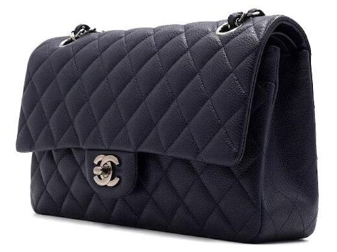Chanel Borsa a spalla classica media Blu - vista 3