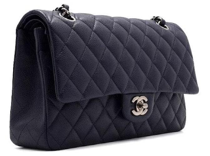 Chanel Borsa a spalla classica media Blu - vista 4