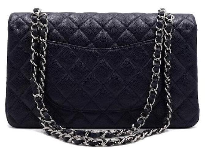 Chanel Borsa a spalla classica media Blu - vista 5
