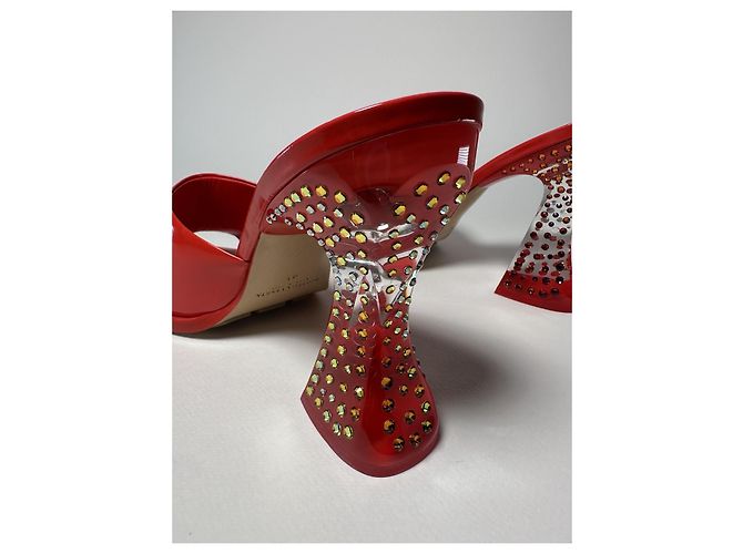 Sandali Cha-Cha Bottega Veneta in rosso – Taglia 41 - vista 13