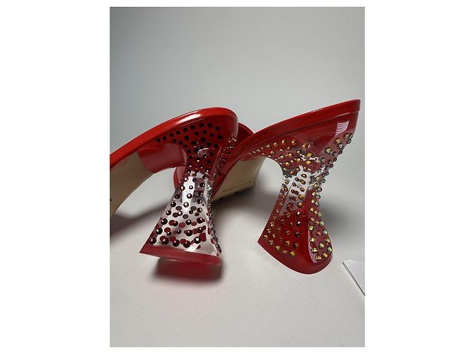 Sandali Cha-Cha Bottega Veneta in rosso – Taglia 41 - vista 14