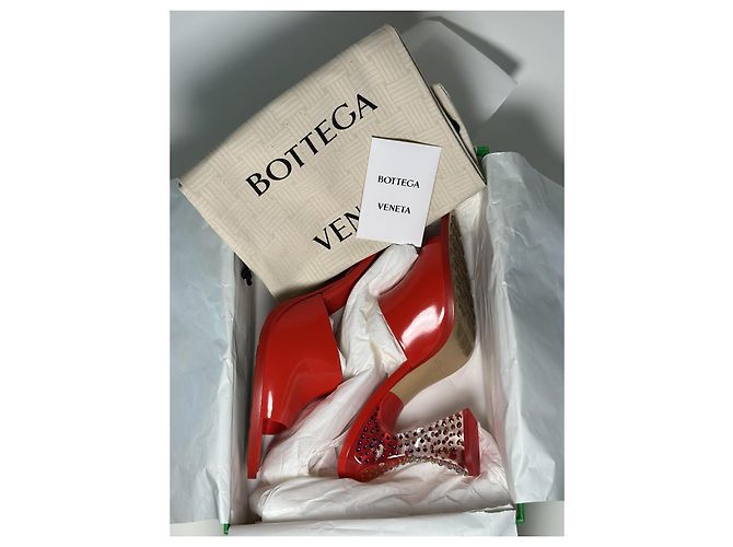 Sandali Cha-Cha Bottega Veneta in rosso – Taglia 41 - vista 4