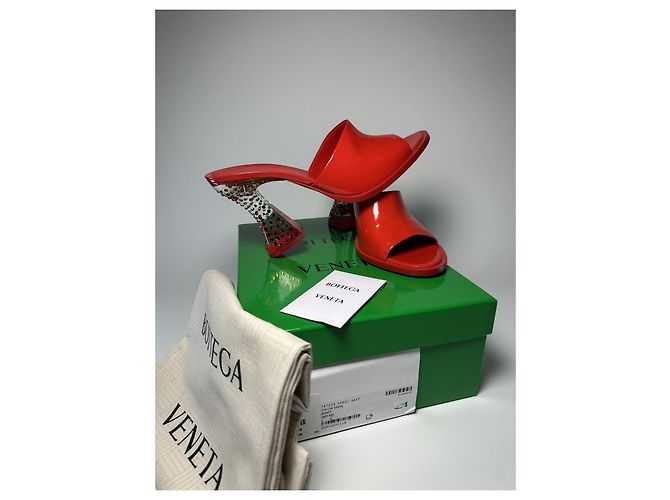 Sandali Cha-Cha Bottega Veneta in rosso – Taglia 41 - vista 5