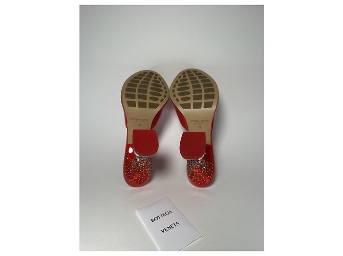 Sandali Cha-Cha Bottega Veneta in rosso – Taglia 41 - vista 7