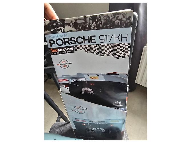 Autre Marque Porsche 917KH Gulf-Porsche Modellauto 1/8 Schwarz Weiß Blau Orange - Ansicht 4