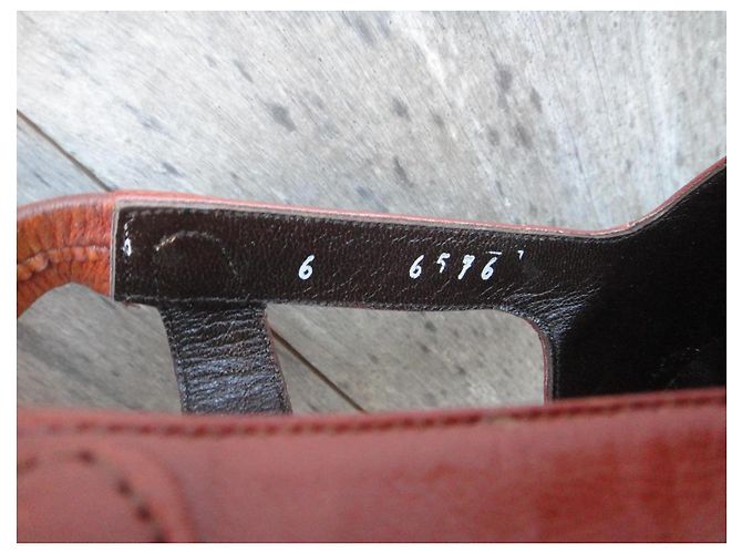 Autre Marque Sandali vintage anni '70 come nuovi Marrone - vista 8