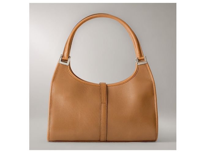 Gucci Jackie Borsa Pelle Marrone Caramello Cammello - vista 2