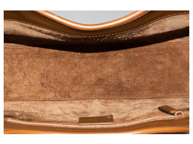 Gucci Jackie Borsa Pelle Marrone Caramello Cammello - vista 8