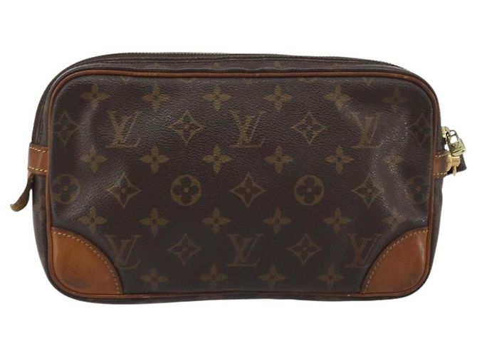 LOUIS VUITTON Monogram Marly Dragonne GM Clutch Bag M51825 LV Auth am12137 Monogramma - vista 2