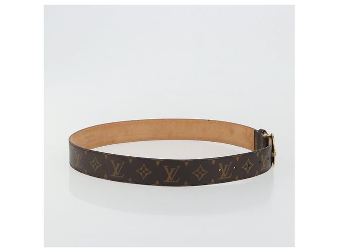 Cintura LOUIS VUITTON Monogram Ceinture 1904 Milleneuve Saint-Quatre Auth ar14103 Monogramma - vista 4