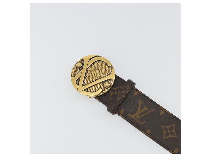 Cintura LOUIS VUITTON Monogram Ceinture 1904 Milleneuve Saint-Quatre Auth ar14103 Monogramma - vista 6