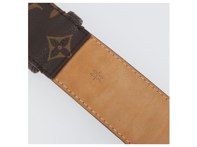 Cintura LOUIS VUITTON Monogram Ceinture 1904 Milleneuve Saint-Quatre Auth ar14103 Monogramma - vista 8