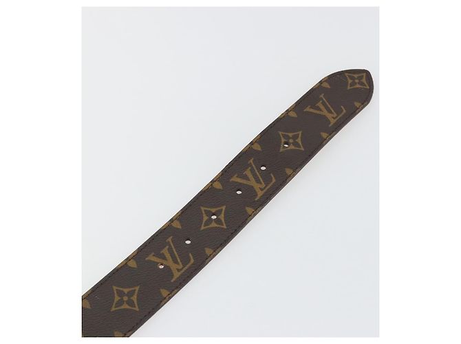 Cintura LOUIS VUITTON Monogram Ceinture 1904 Milleneuve Saint-Quatre Auth ar14103 Monogramma - vista 9