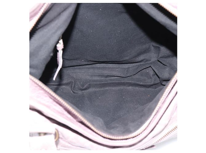 BALENCIAGA Borsa The Perth in pelle viola 128522 Auth 193809V Porpora - vista 11