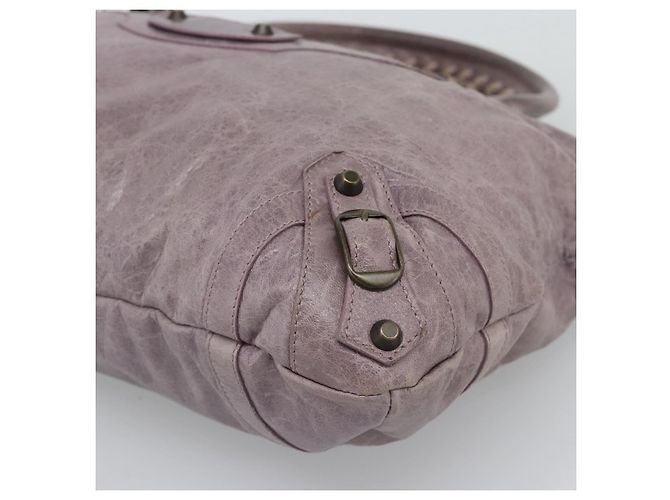 BALENCIAGA Borsa The Perth in pelle viola 128522 Auth 193809V Porpora - vista 9