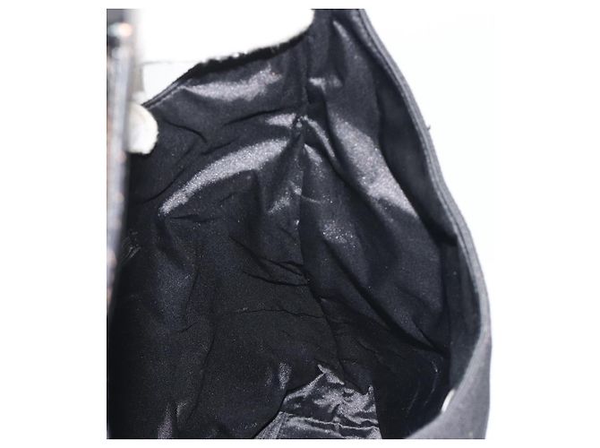 Borsa a tracolla GUCCI Canvas Black Silver Auth ep15152 Nero Argento - vista 19