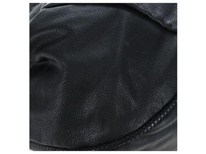 GUCCI Fransen-Tote-Bag aus Leder Schwarz Gold 257029 Auth am12125V Golden - Ansicht 16