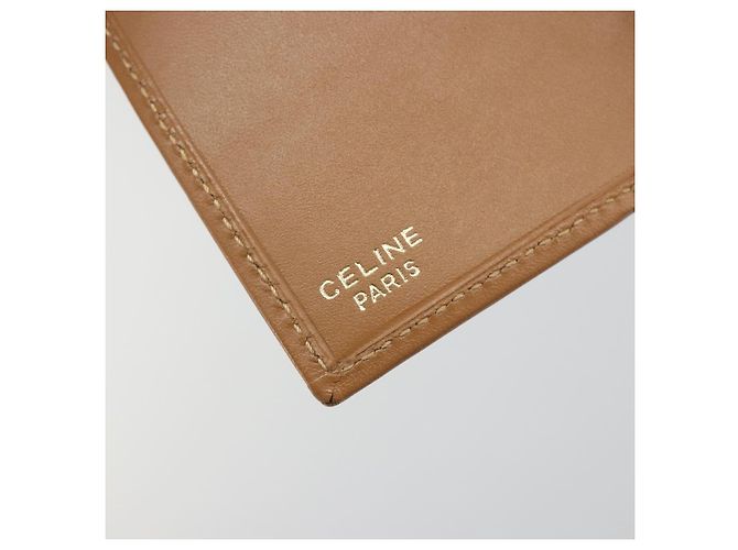 Céline CELINE Macadam Canvas Card Case PVC Leather Brown Auth bs36336V - view 17