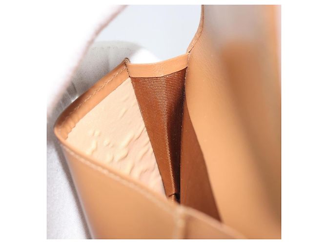 Céline CELINE Macadam Canvas Card Case PVC Leather Brown Auth bs36336V - view 18