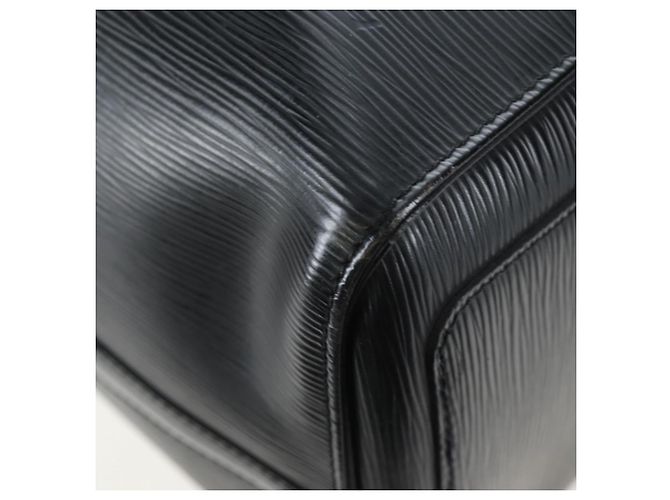 LOUIS VUITTON Epi Keepall 45 Boston Bag Black M42972 LV Auth 191864V Preto - vista 16