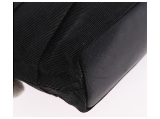 Borsa Salvatore Ferragamo Vala Canvas 2way Nera Oro Auth 193549 Nero D'oro - vista 15