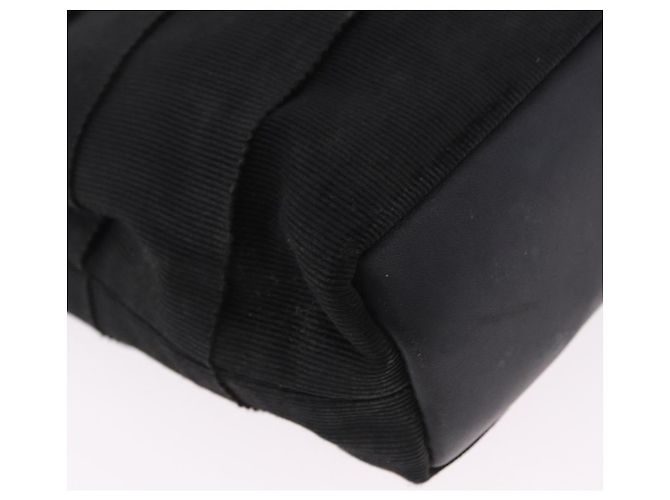 Borsa Salvatore Ferragamo Vala Canvas 2way Nera Oro Auth 193549 Nero D'oro - vista 17