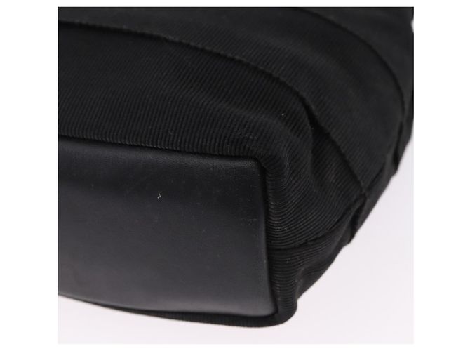 Borsa Salvatore Ferragamo Vala Canvas 2way Nera Oro Auth 193549 Nero D'oro - vista 18
