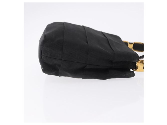 Borsa Salvatore Ferragamo Vala Canvas 2way Nera Oro Auth 193549 Nero D'oro - vista 3