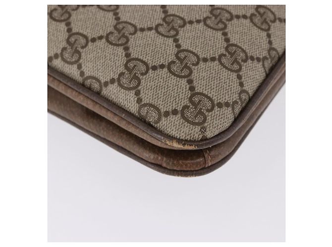 Borsa a tracolla GUCCI GG Supreme PVC Beige Oro Auth ki6747 D'oro - vista 15