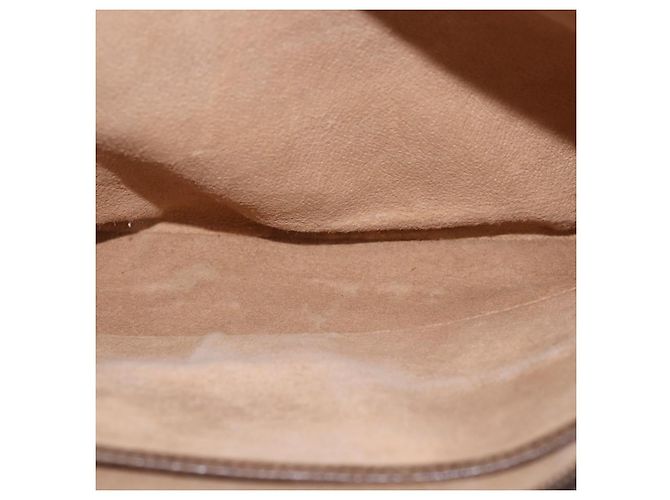 Borsa a tracolla GUCCI GG Supreme PVC Beige Oro Auth ki6747 D'oro - vista 23