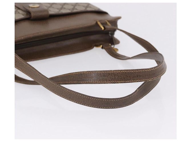 Borsa a tracolla GUCCI GG Supreme PVC Beige Oro Auth ki6747 D'oro - vista 7