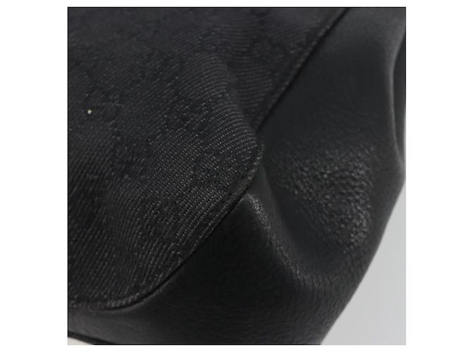 Borsa a Spalla GUCCI GG Canvas Nera 101971 Auth ep15619 Nero - vista 15
