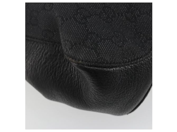 Borsa a Spalla GUCCI GG Canvas Nera 101971 Auth ep15619 Nero - vista 16