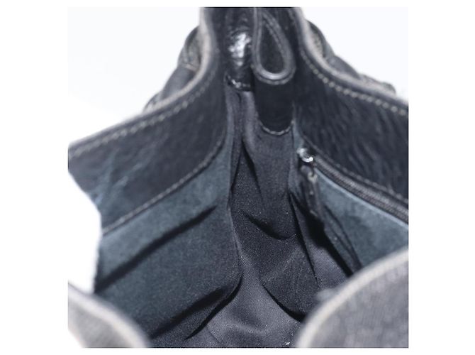 Borsa a Spalla GUCCI GG Canvas Nera 101971 Auth ep15619 Nero - vista 19