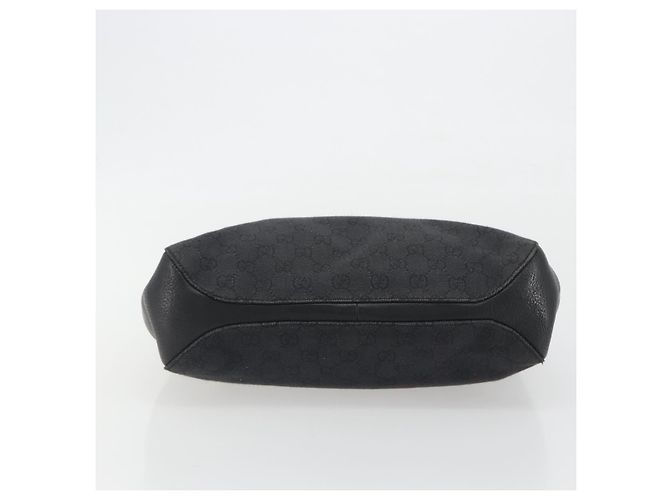 Borsa a Spalla GUCCI GG Canvas Nera 101971 Auth ep15619 Nero - vista 5