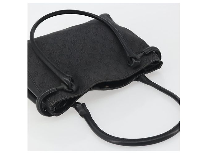 Borsa a Spalla GUCCI GG Canvas Nera 101971 Auth ep15619 Nero - vista 6