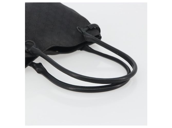 Borsa a Spalla GUCCI GG Canvas Nera 101971 Auth ep15619 Nero - vista 7