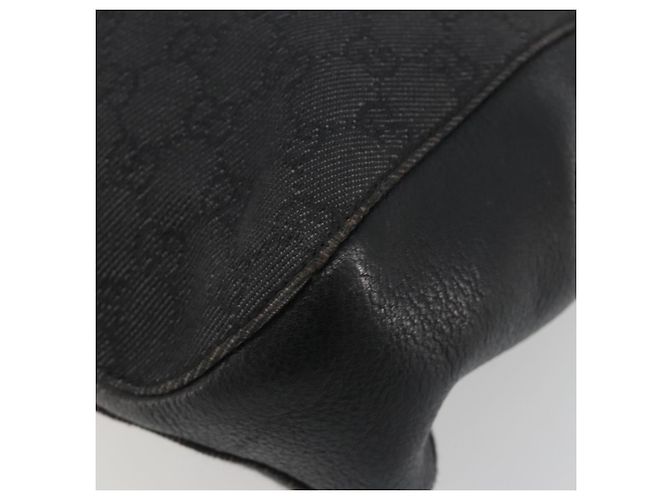 Borsa a Spalla GUCCI GG Canvas Nera 101971 Auth ep15619 Nero - vista 9