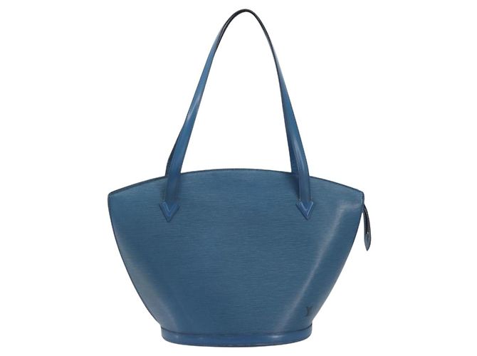 LOUIS VUITTON Epi Saint Jacques Borsa a Spalla Blu M52275 Auth ep15342 - vista 13