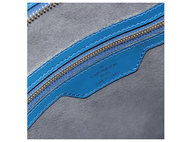 LOUIS VUITTON Epi Saint Jacques Borsa a Spalla Blu M52275 Auth ep15342 - vista 18