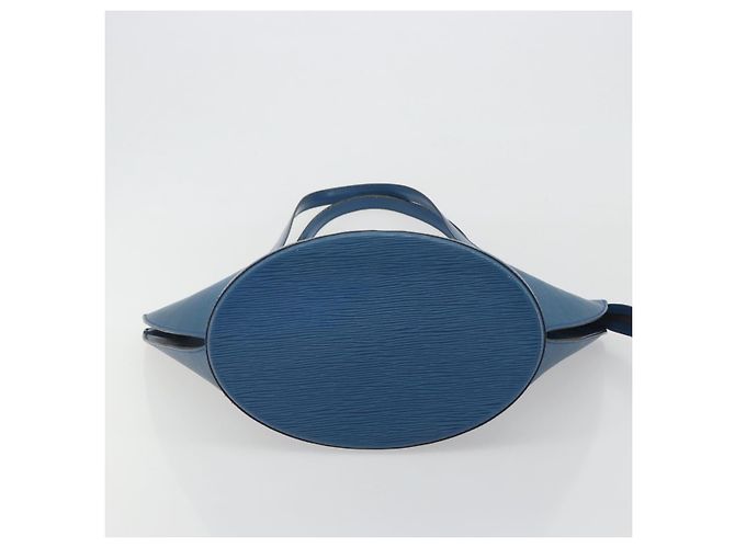 LOUIS VUITTON Epi Saint Jacques Borsa a Spalla Blu M52275 Auth ep15342 - vista 5