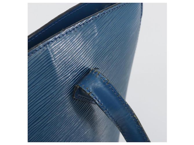 LOUIS VUITTON Epi Saint Jacques Borsa a Spalla Blu M52275 Auth ep15342 - vista 9