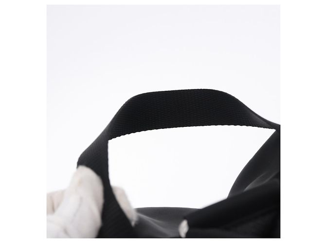 Zaino PRADA Nylon Nero Argento Auth 191867M - vista 14