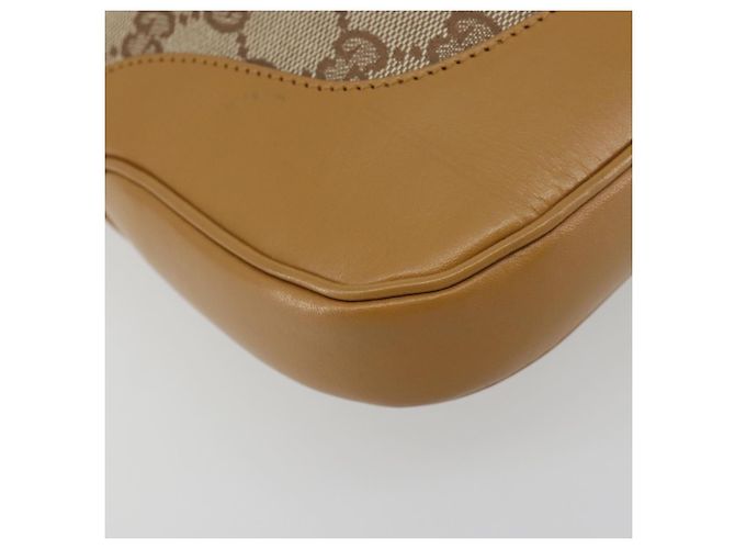 Borsa a Spalla GUCCI GG Canvas Jackie Chain Beige Oro 001-4015 Auth yk20704SAV - vista 15
