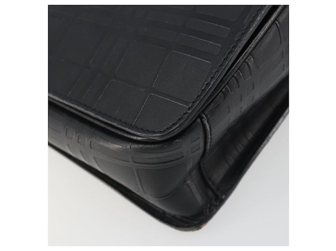 Borsa a Spalla BURBERRY in Pelle Argento Nero Auth ep15563 - vista 14