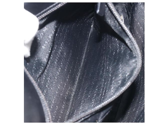 Borsa a Spalla BURBERRY in Pelle Argento Nero Auth ep15563 - vista 22